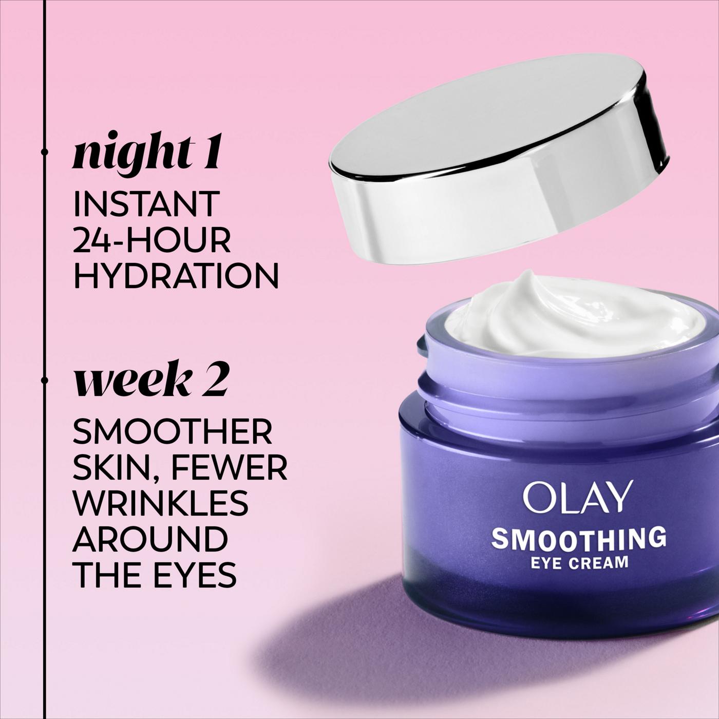 Olay SMOOTHING EYES RETINOL 24 EYE CREAM, Fragrance-Free; image 3 of 8