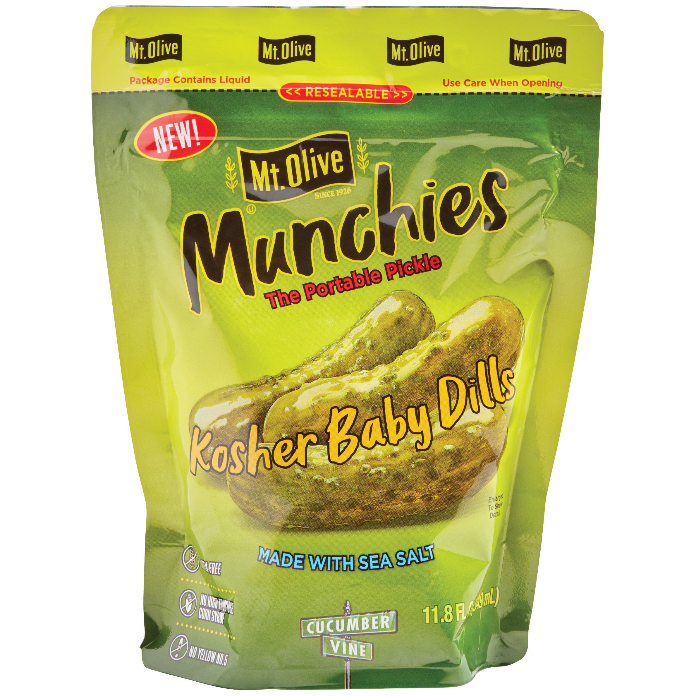 Mt. Olive Munchies Kosher Baby Dills Shop Vegetables at HEB