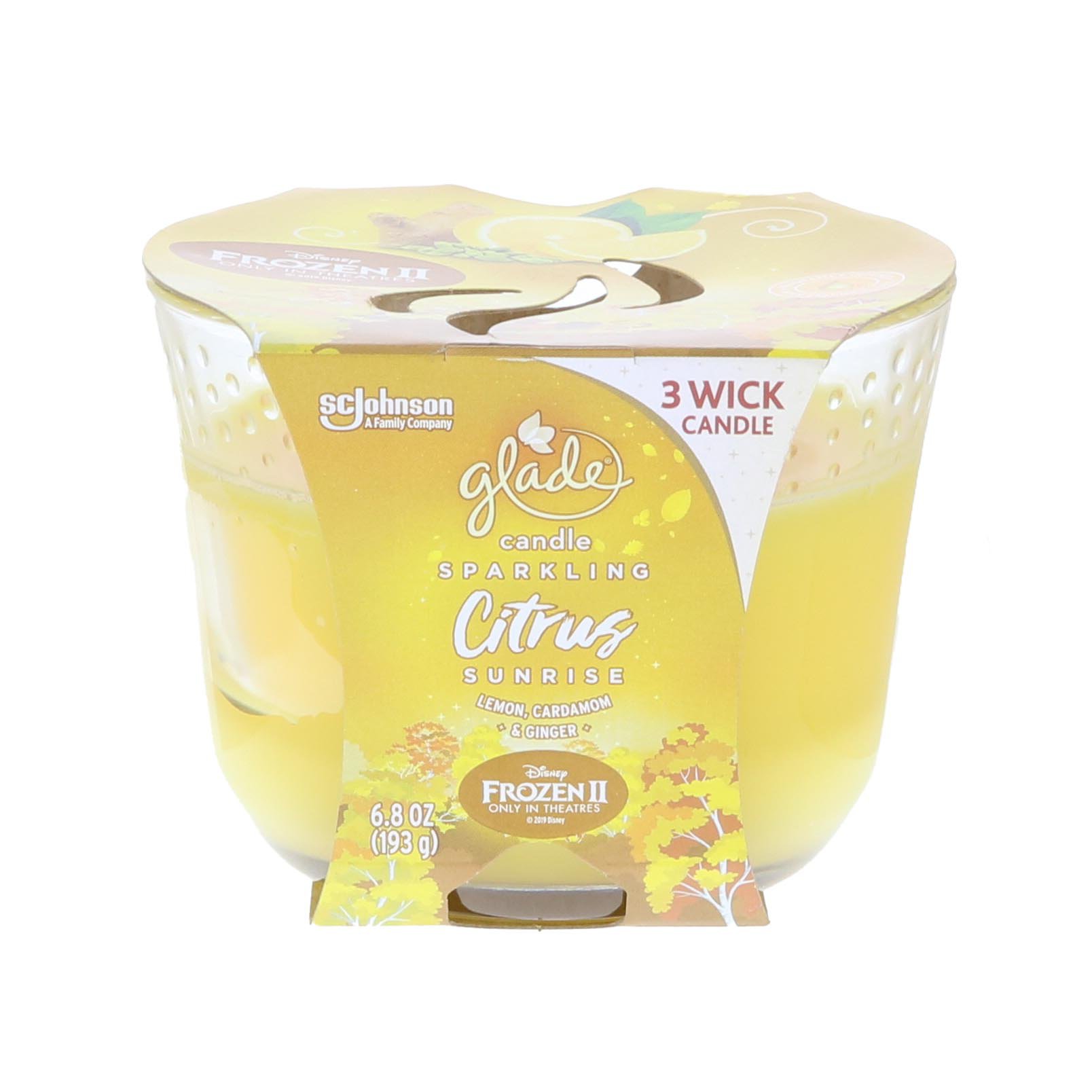 Glade Sparkling Citrus Sunrise Candle Shop Candles at HEB
