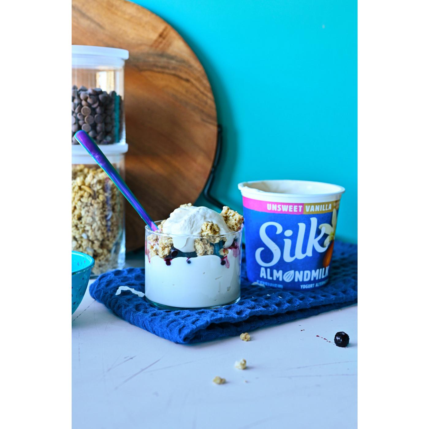 Silk Unsweetened Vanilla Almond Milk Yogurt Alternative; image 4 of 9