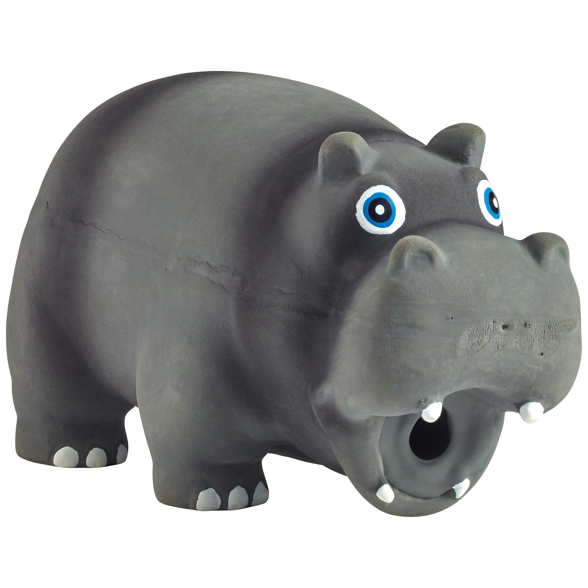 plush hippo dog toy