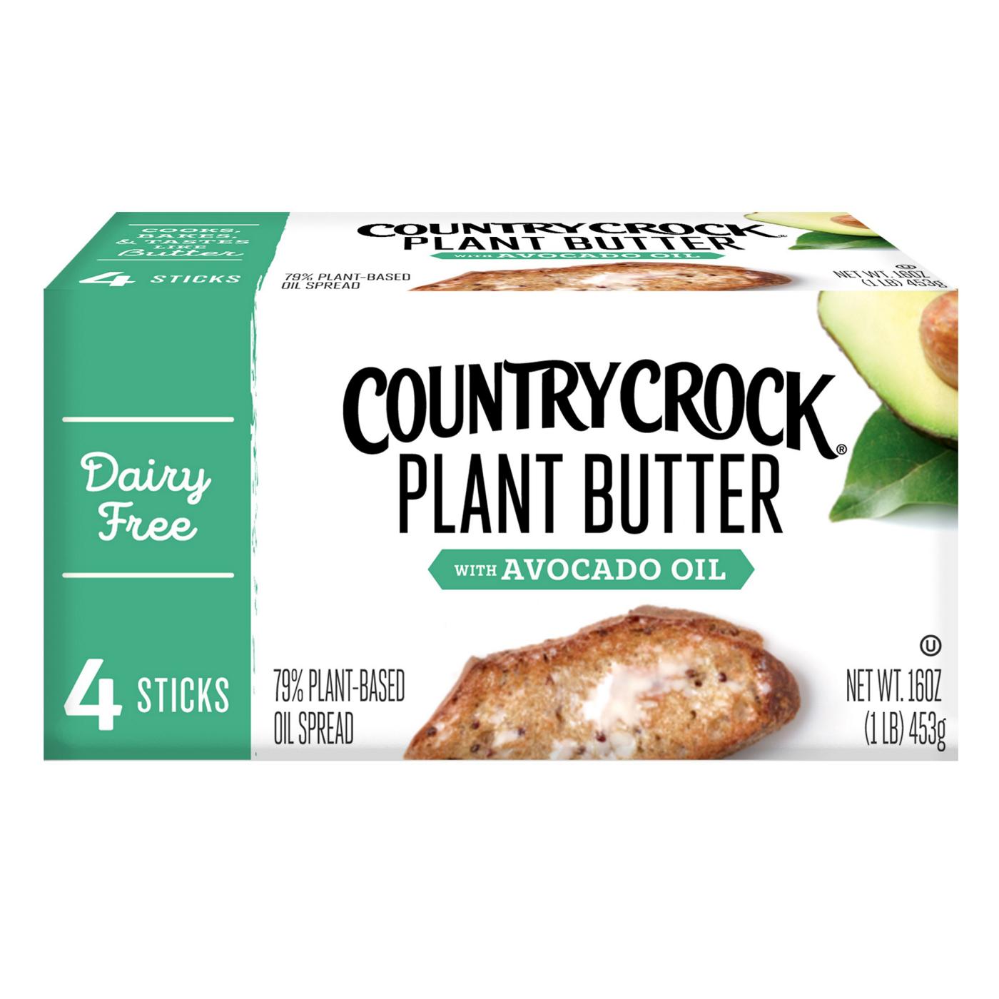 Country Crock Dairy Free Plant Butter with Avocado Oil Sticks; image 1 of 10
