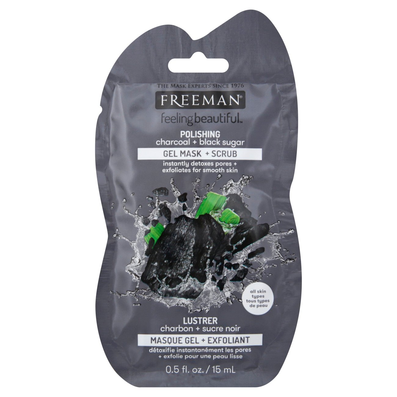 Freeman Feeling Beautiful Polishing Charcoal & Black Sugar Mask Shop