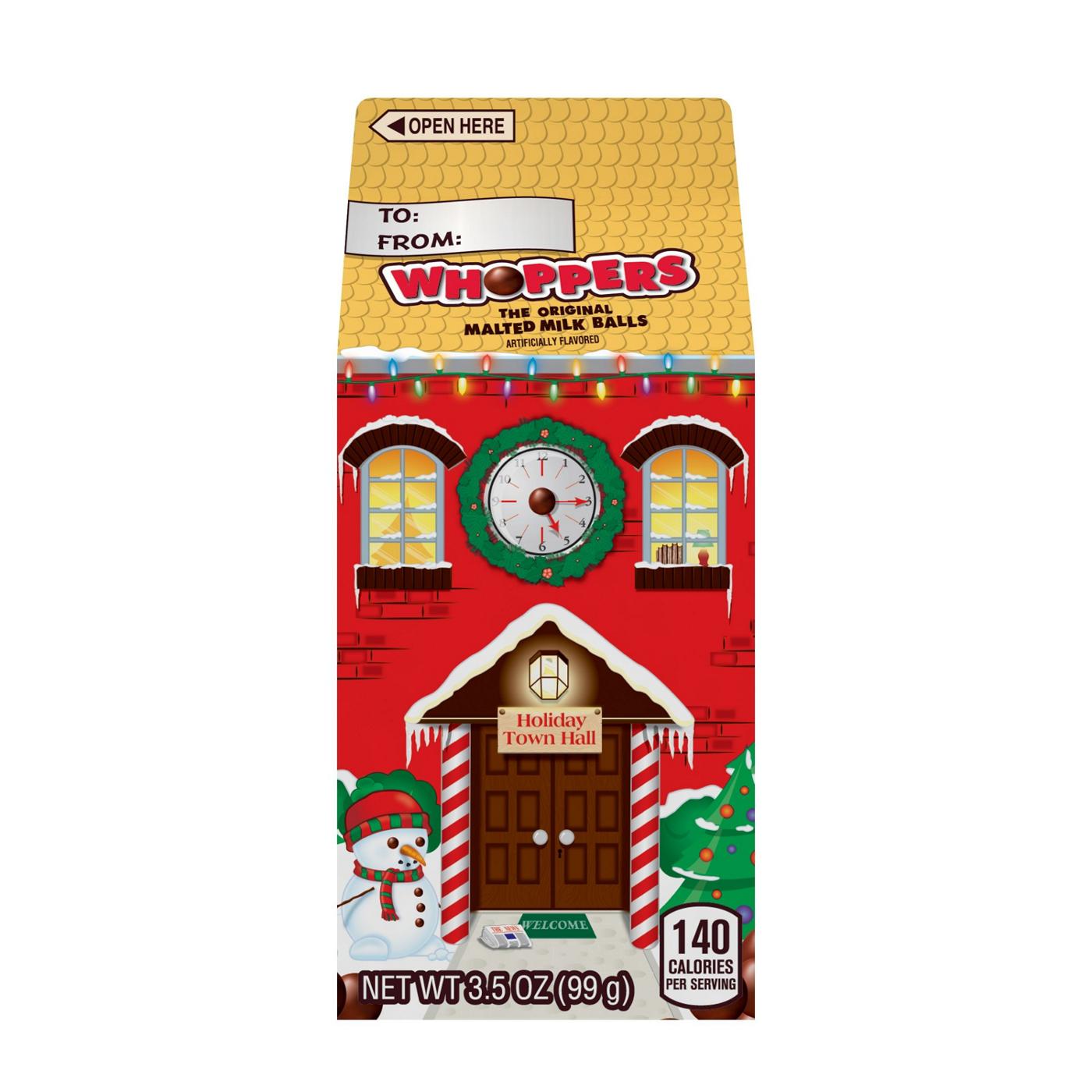 Whoppers Malted Milk Balls Christmas Candy Carton; image 1 of 8