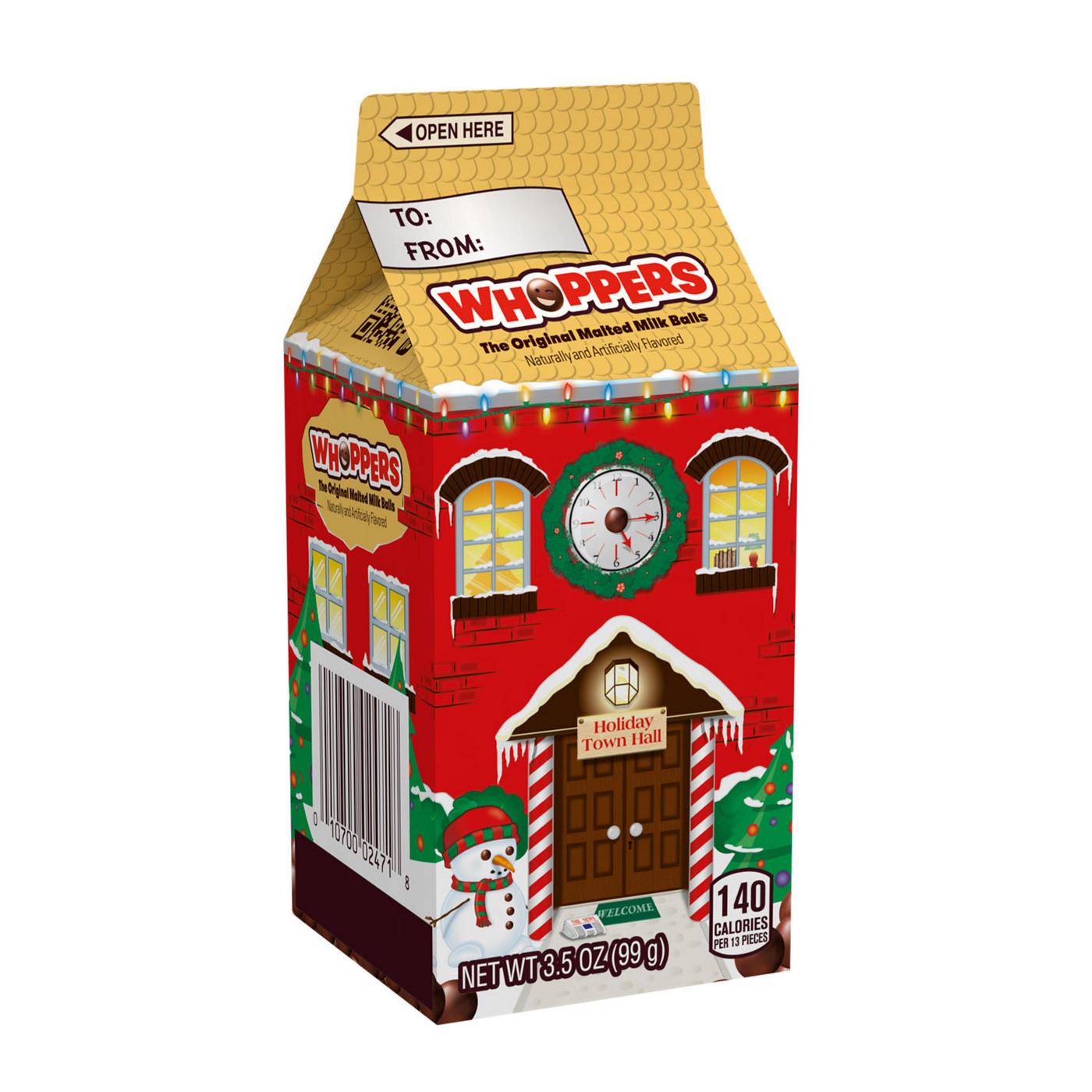 Whoppers Malted Milk Balls Christmas Candy Carton; image 2 of 8