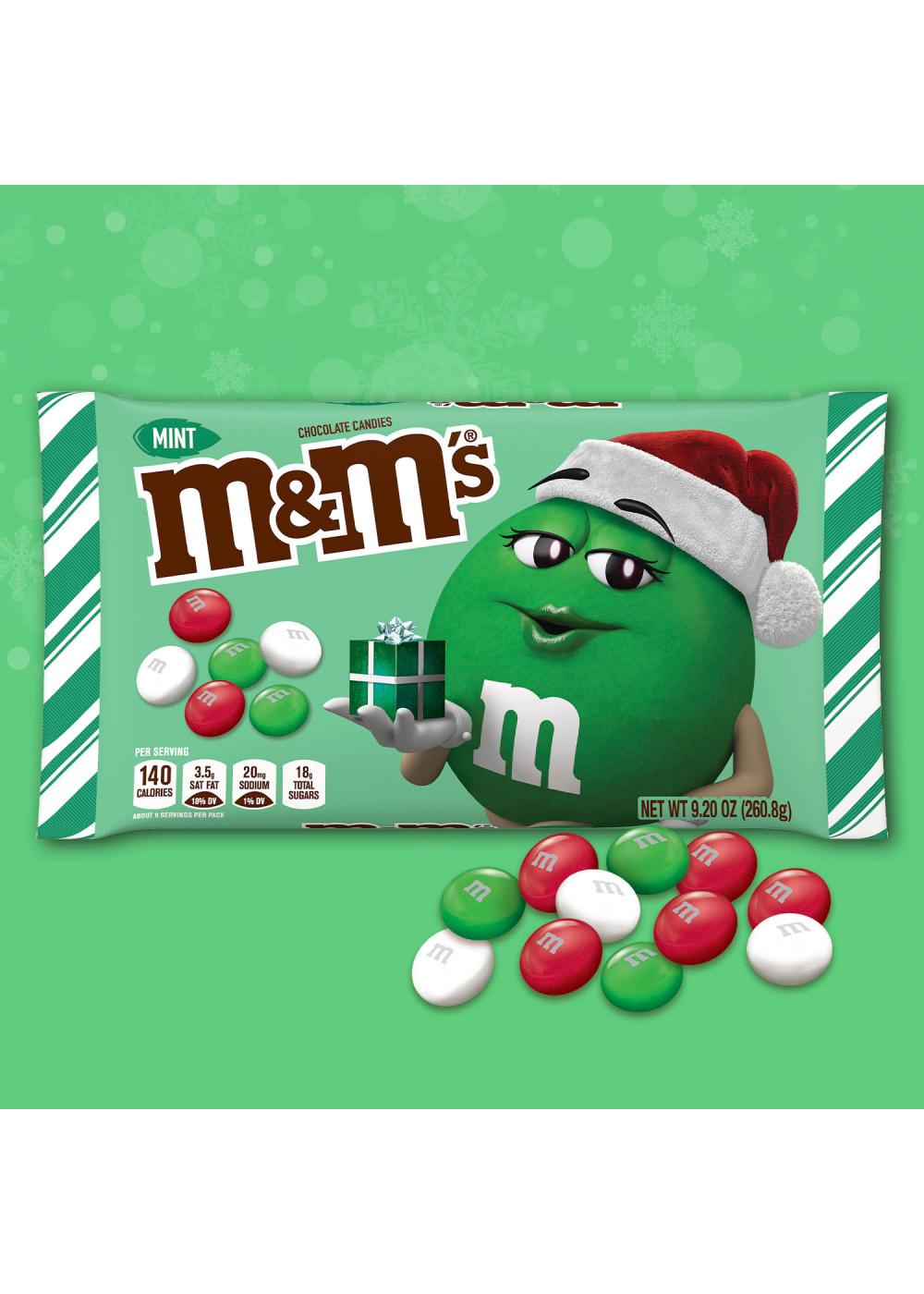 M&M'S Mint Chocolate Candy Holiday Bag - Shop Candy at H-E-B