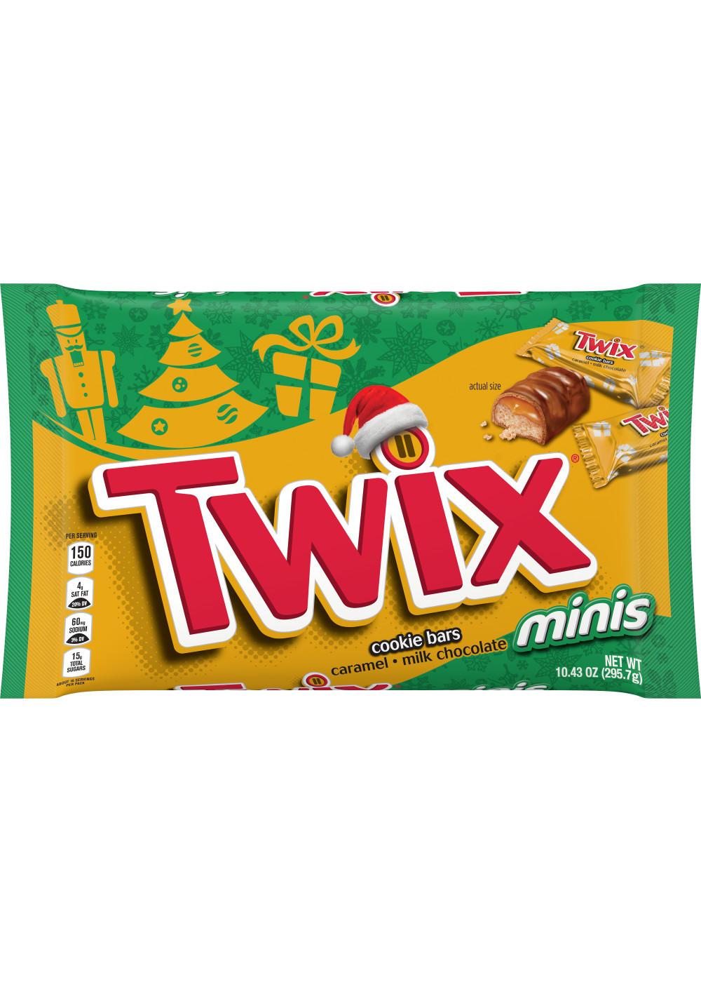 Twix Minis Caramel Milk Chocolate Holiday Candy; image 1 of 7