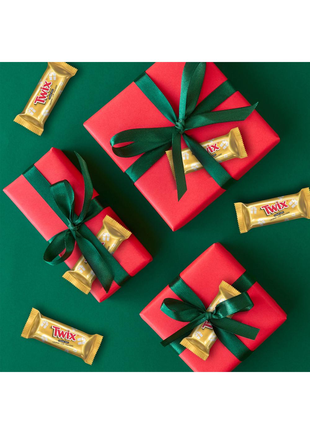 Twix Minis Caramel Milk Chocolate Holiday Candy; image 6 of 7