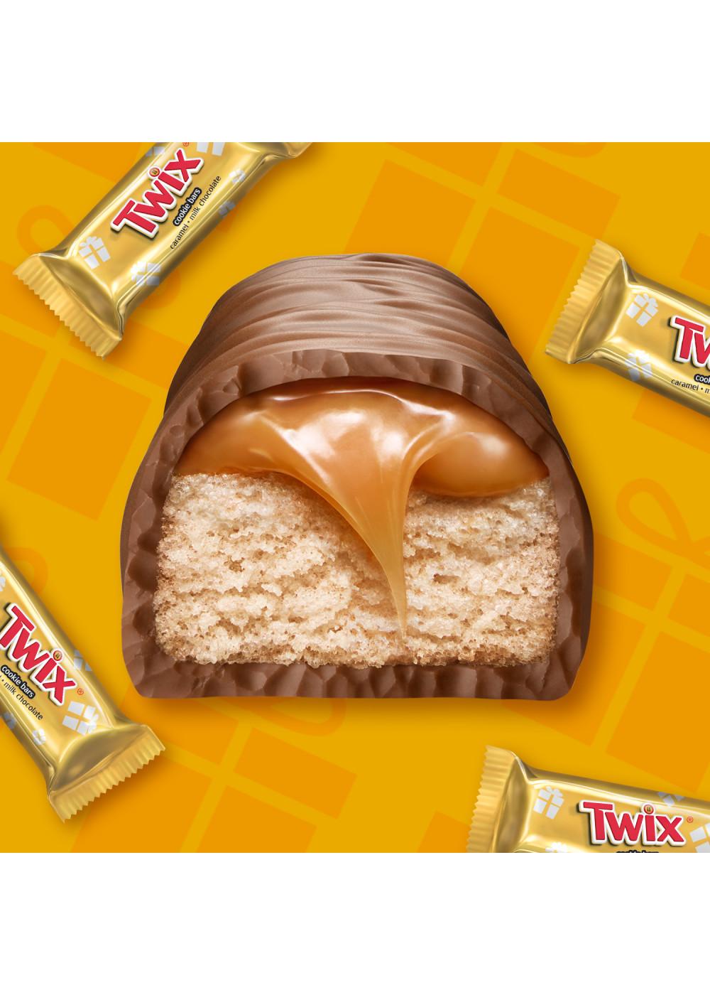 Twix Minis Caramel Milk Chocolate Holiday Candy; image 7 of 7