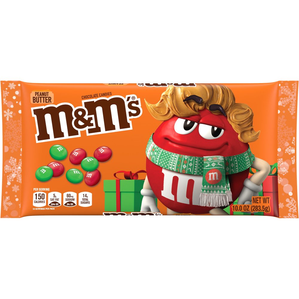 M&M's Peanut Butter Red White & Blue Patriotic Chocolate Candy Bag - Shop  Candy at H-E-B