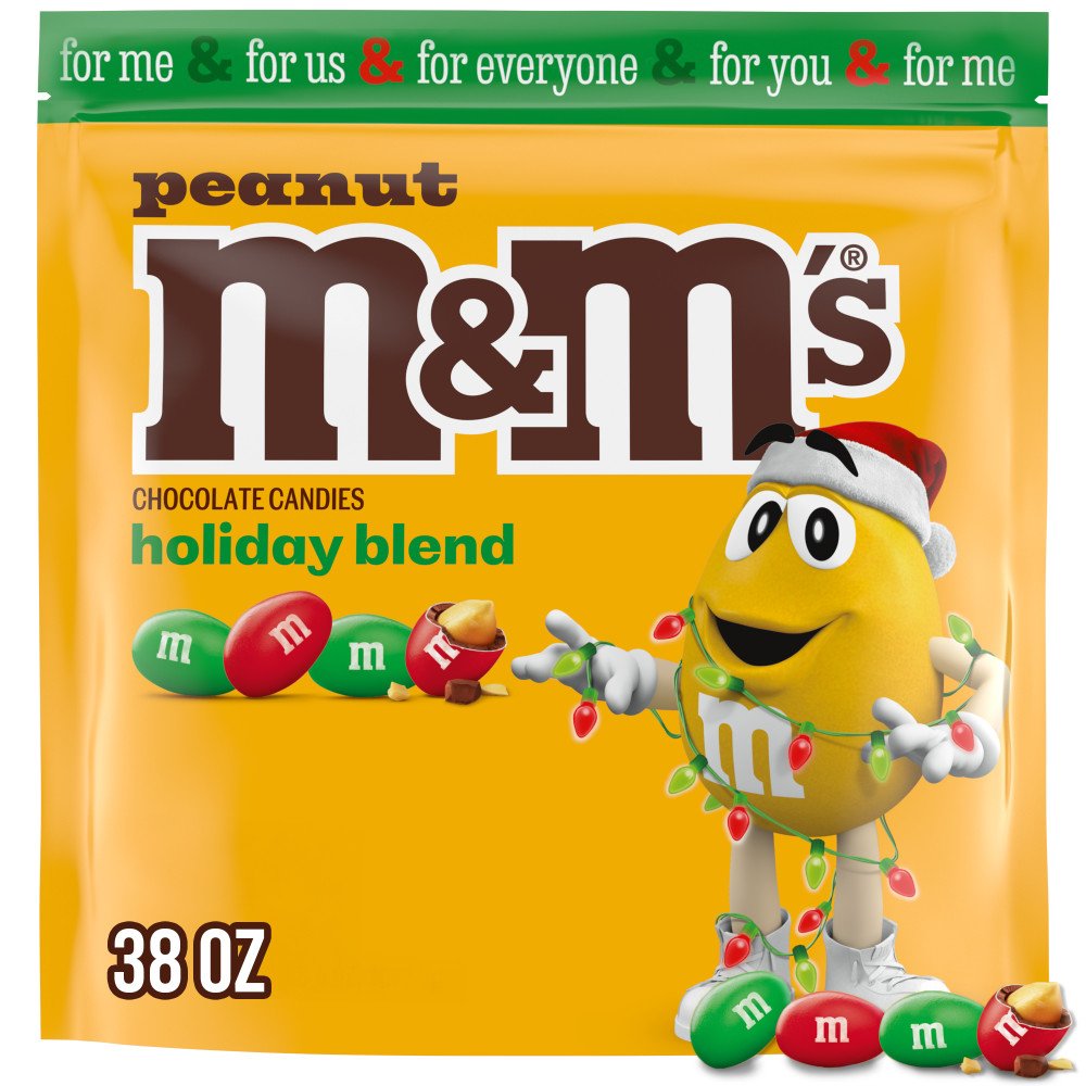 M&M'S Holiday Milk Chocolate Christmas Candy Party Size Pouch Shop