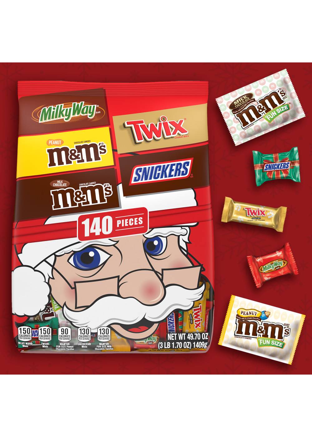 M&M'S, Snickers, Twix & Milky Way Assorted Chocolate Holiday Candy; image 5 of 7