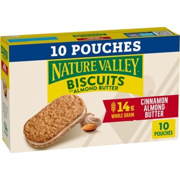 Nature Valley Biscuits with Cinnamon Almond Butter Value Pack, 10 ct
