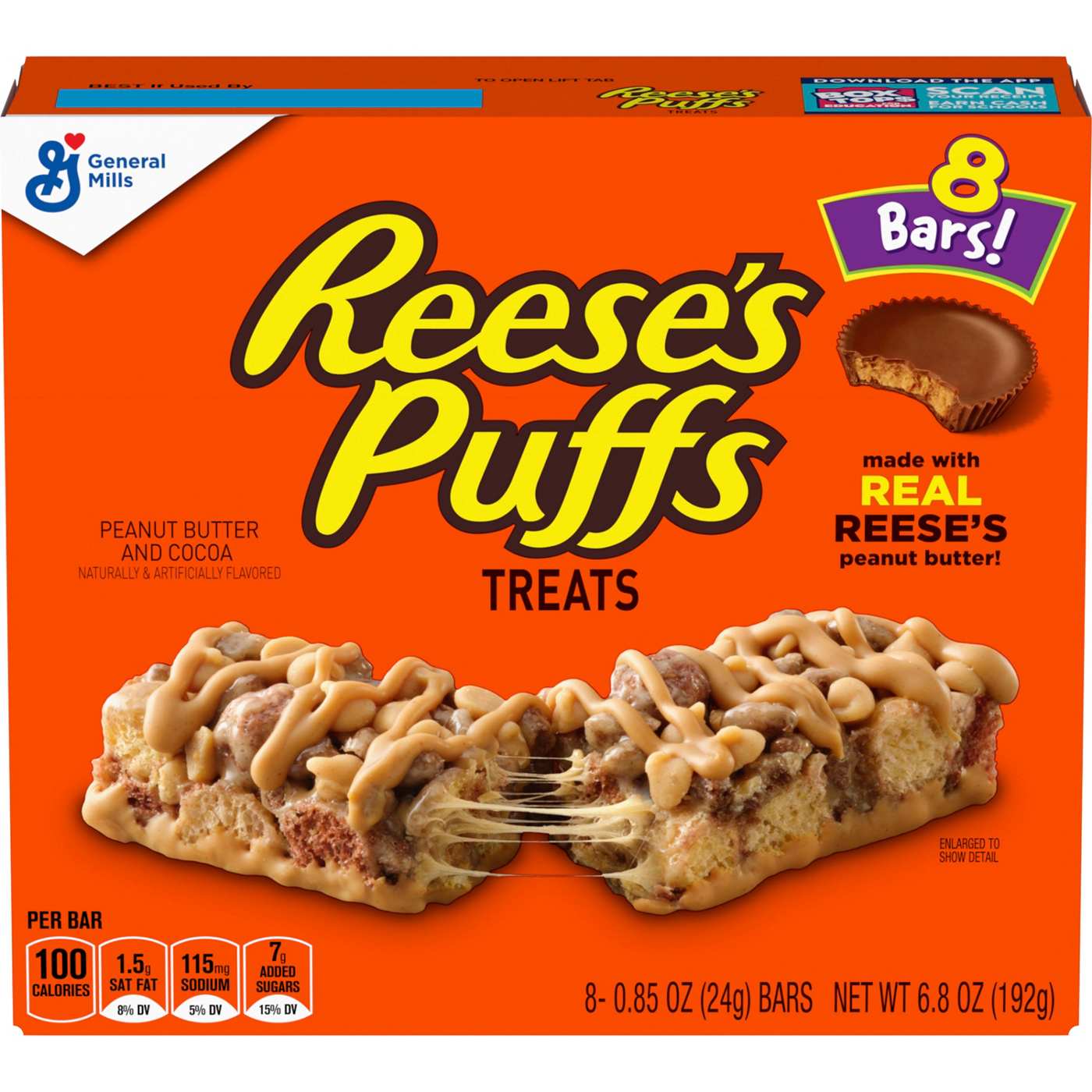 General Mills Reese's Puffs Treats Bars ; image 1 of 7