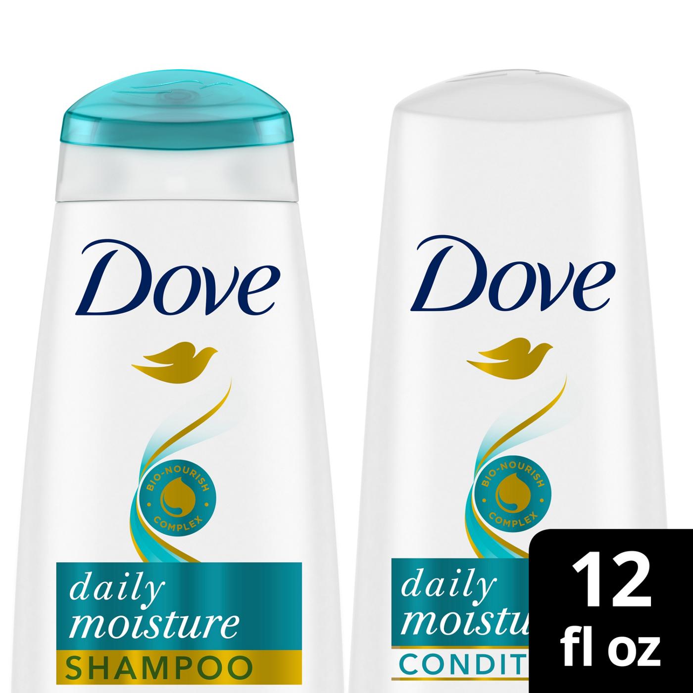 Dove Shampoo & Conditioner Daily Moisture, 2 Pk; image 9 of 9