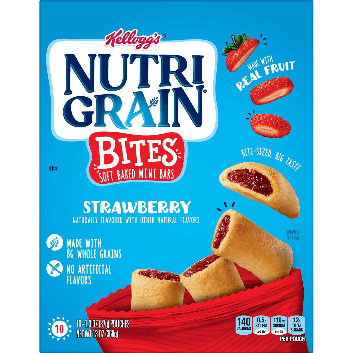 Nutri-Grain Bites Strawberry Soft Baked Mini Breakfast Bars; image 1 of 5