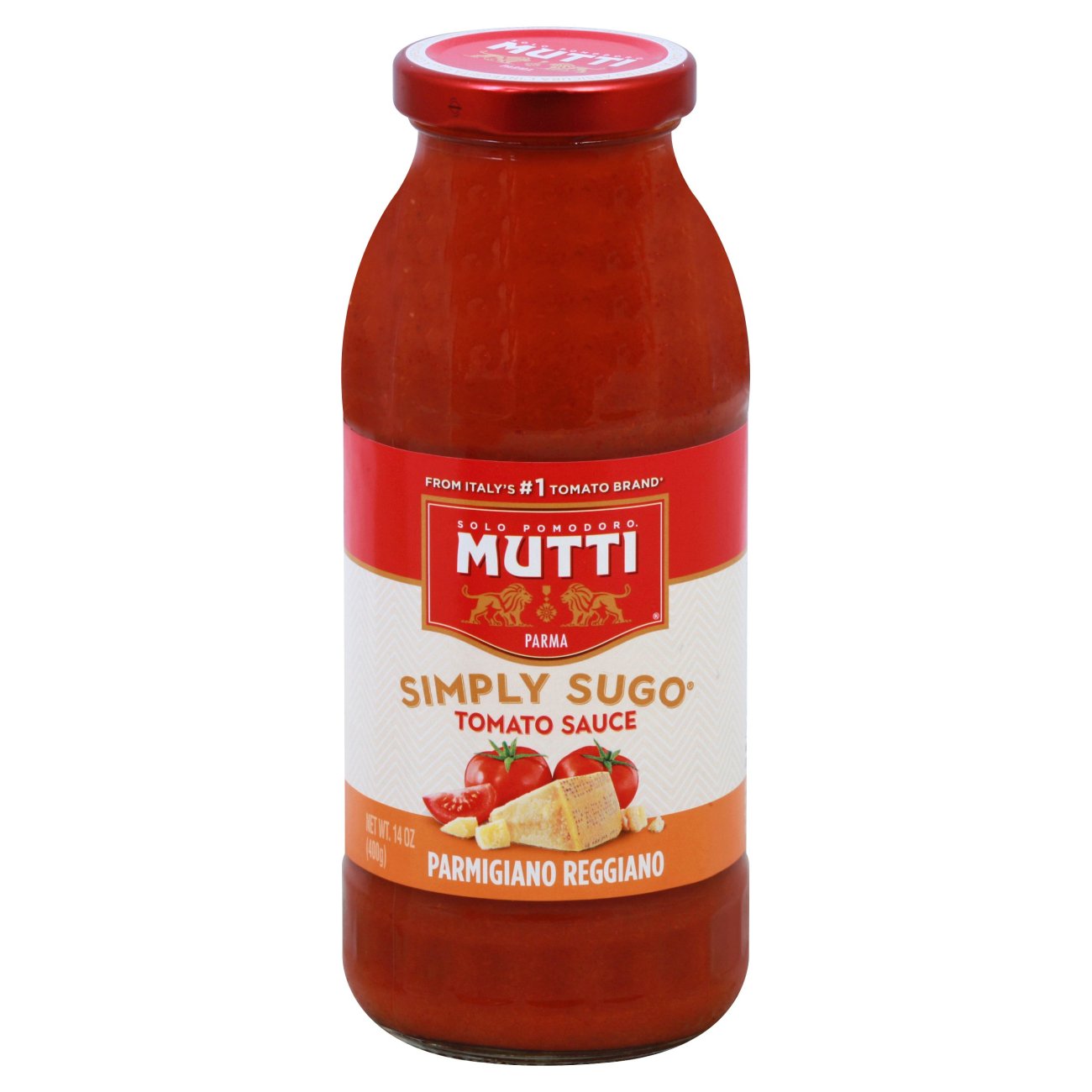 Mutti Simply Sugo Parmigiano Reggiano Tomato Sauce - Shop Pasta Sauces