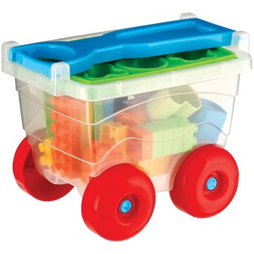 My First Moments Building Block Wagon