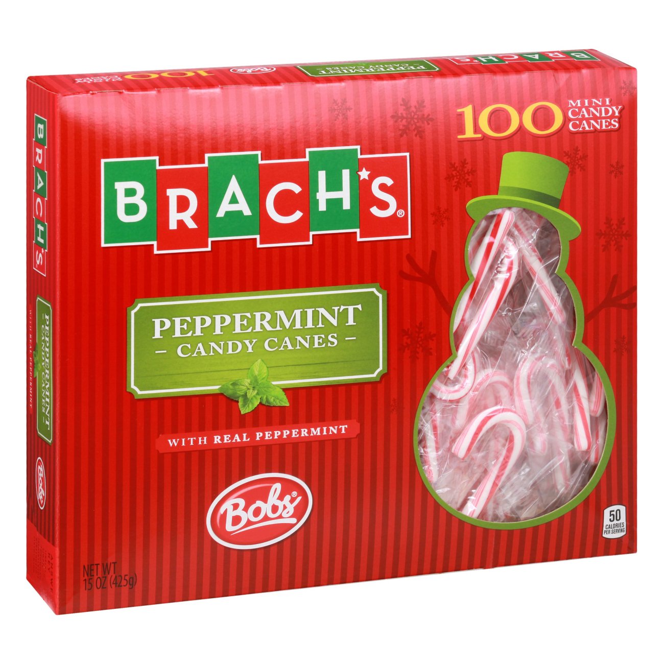 Brach's Bobs Mini Peppermint Candy Canes Shop Candy at HEB