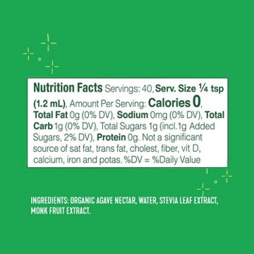 Whole Earth Zero Calorie Liquid Sweetener , 1.62 oz