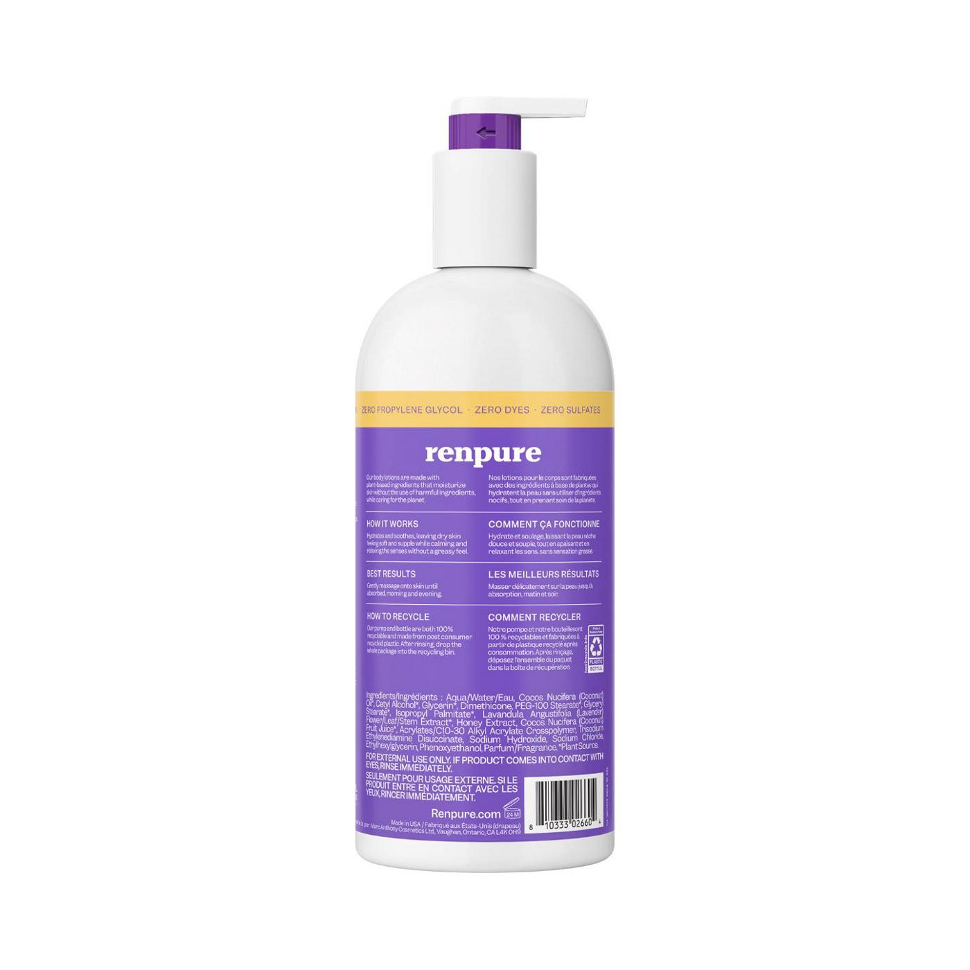 Renpure Lavender & Honey Calming Body Lotion; image 2 of 2