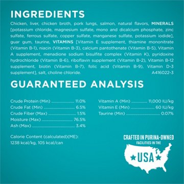 Purina ONE Grain Free Natural Pate Wet Kitten Food - Chicken & Salmon Recipe