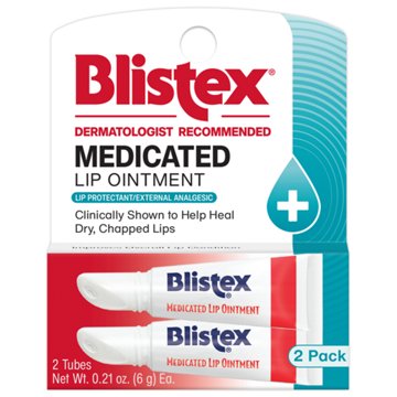 Blistex Medicated Lip Ointment, 2 ct