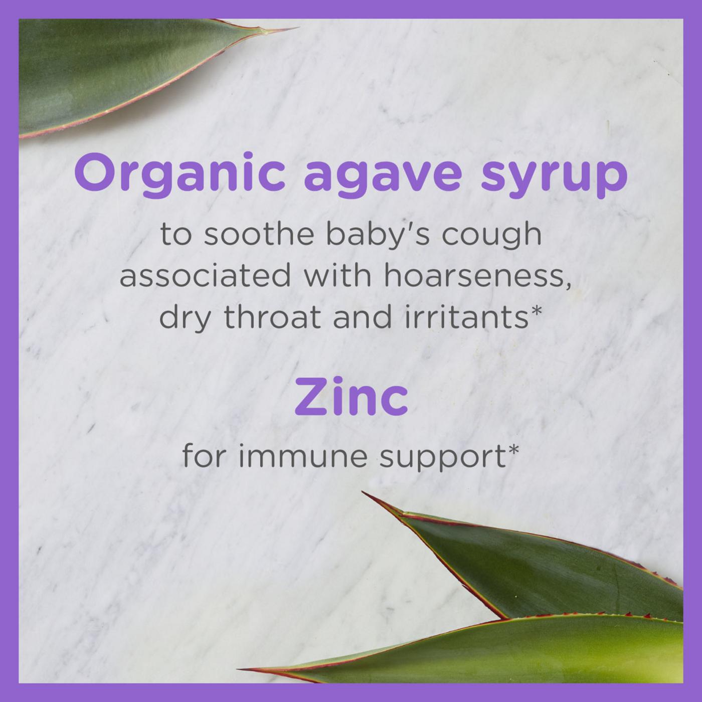 Zarbee's Baby Cough Syrup + Immune with Agave + Zinc - Grape; image 4 of 7