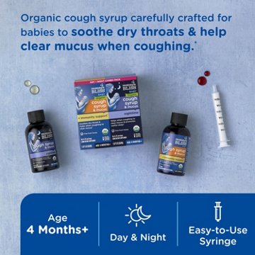 Mommy's Bliss Organic Day & Night Baby Cough Syrup Combo Pack, 3.34 oz