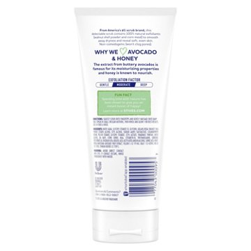 St. Ives Exfoliant Avocado & Honey Face Scrub for Dry Skin, 6 oz