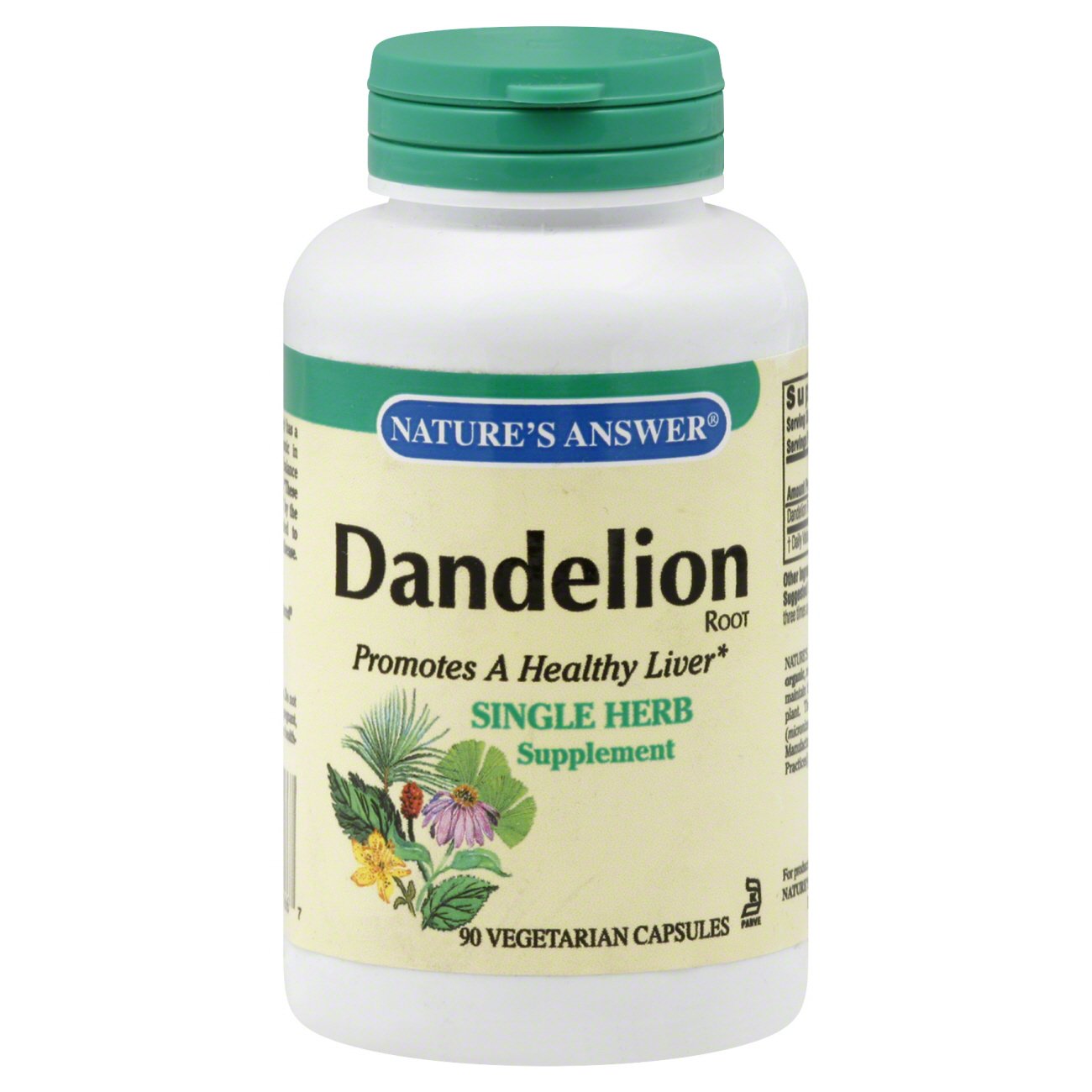 Natures Answer Dandelion Root Dietary Supplement, 90 ct