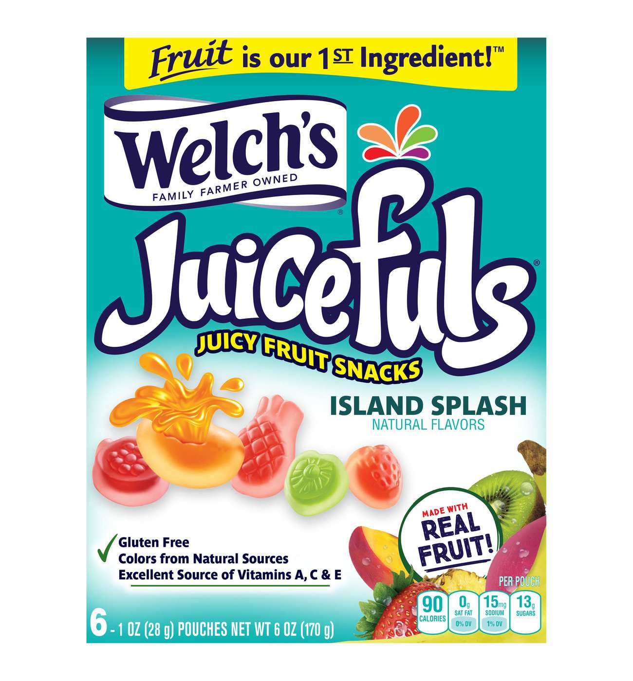 Welch's Juicefuls Island Splash Juicy Fruit Snacks