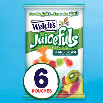 Welch's Juicefuls Island Splash Juicy Fruit Snacks, 6 ct