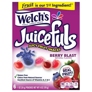 Welch's Juicefuls Berry Blast Juicy Fruit Snacks, 6 ct