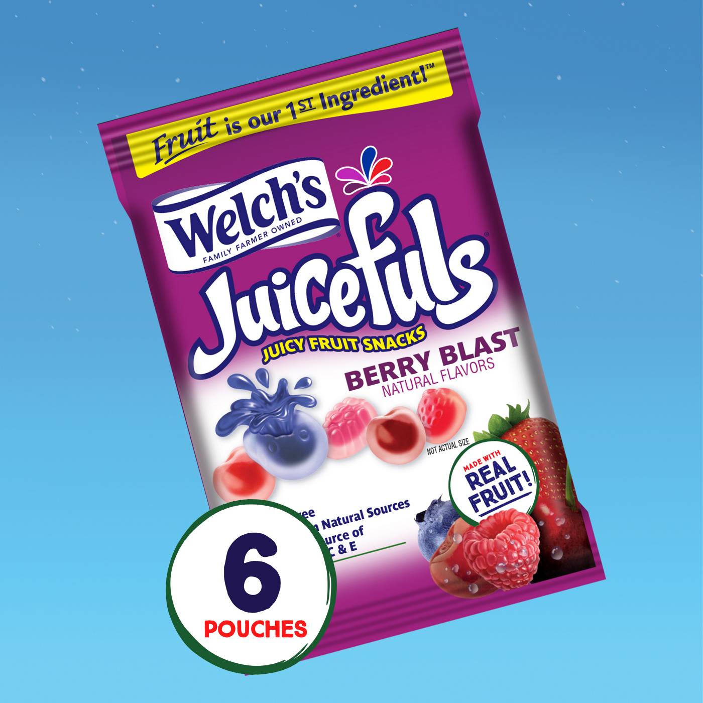 Welch's Juicefuls Berry Blast Juicy Fruit Snacks; image 3 of 3