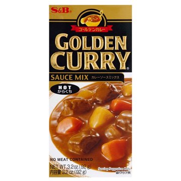 S&B Golden Curry Sauce Mix - Hot, 3.20 oz