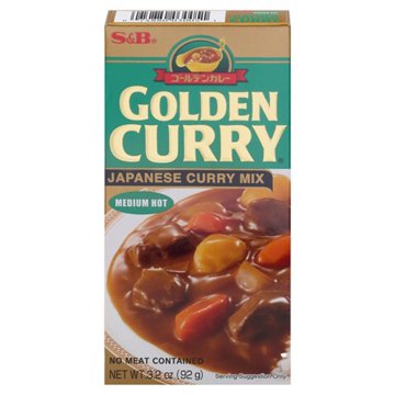 S&B Golden Curry Japanese Curry Mix - Medium Hot, 3.2 oz