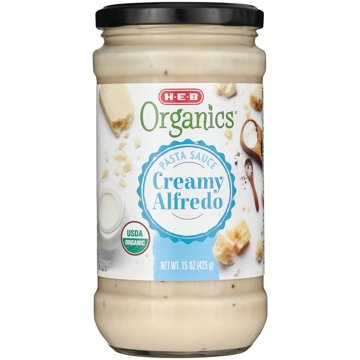 H-E-B Organics Creamy Alfredo Pasta Sauce