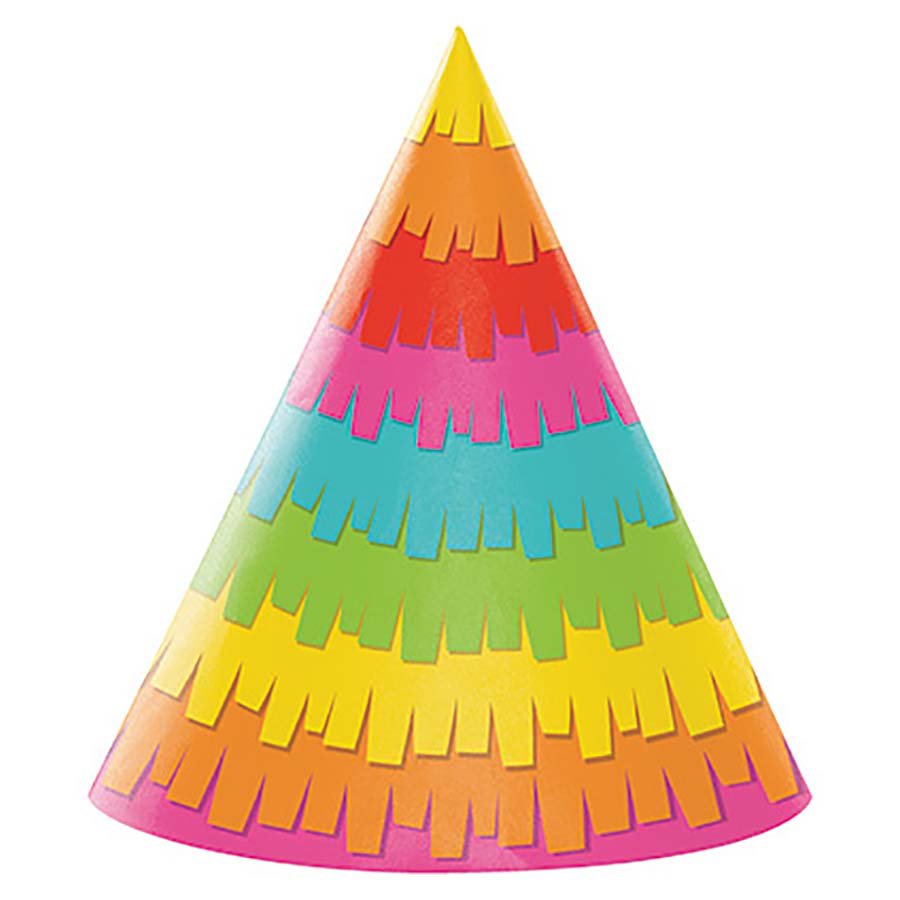 Creative Converting Building Block Party Cone Hats 