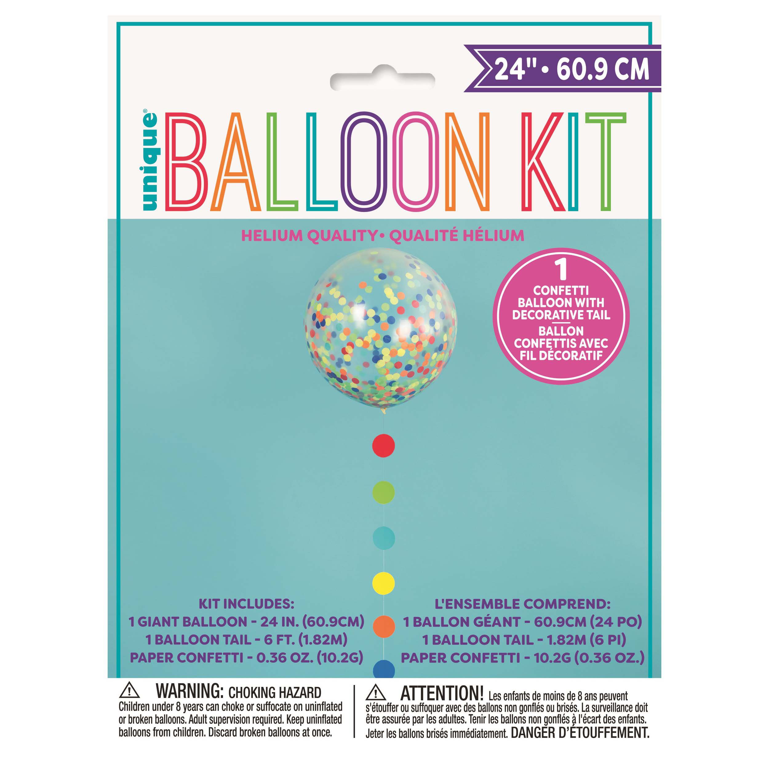 unique Giant Confetti Filled Balloon Kit Shop Balloons at HEB