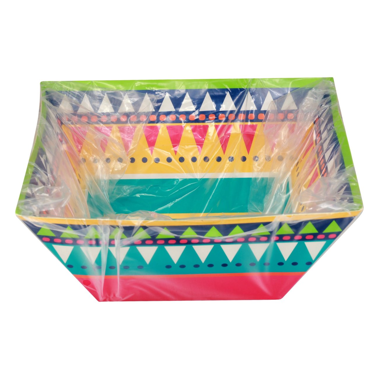 Unique Party Boho Fiesta Square Paper Snack Bowl Shop Plates & Bowls