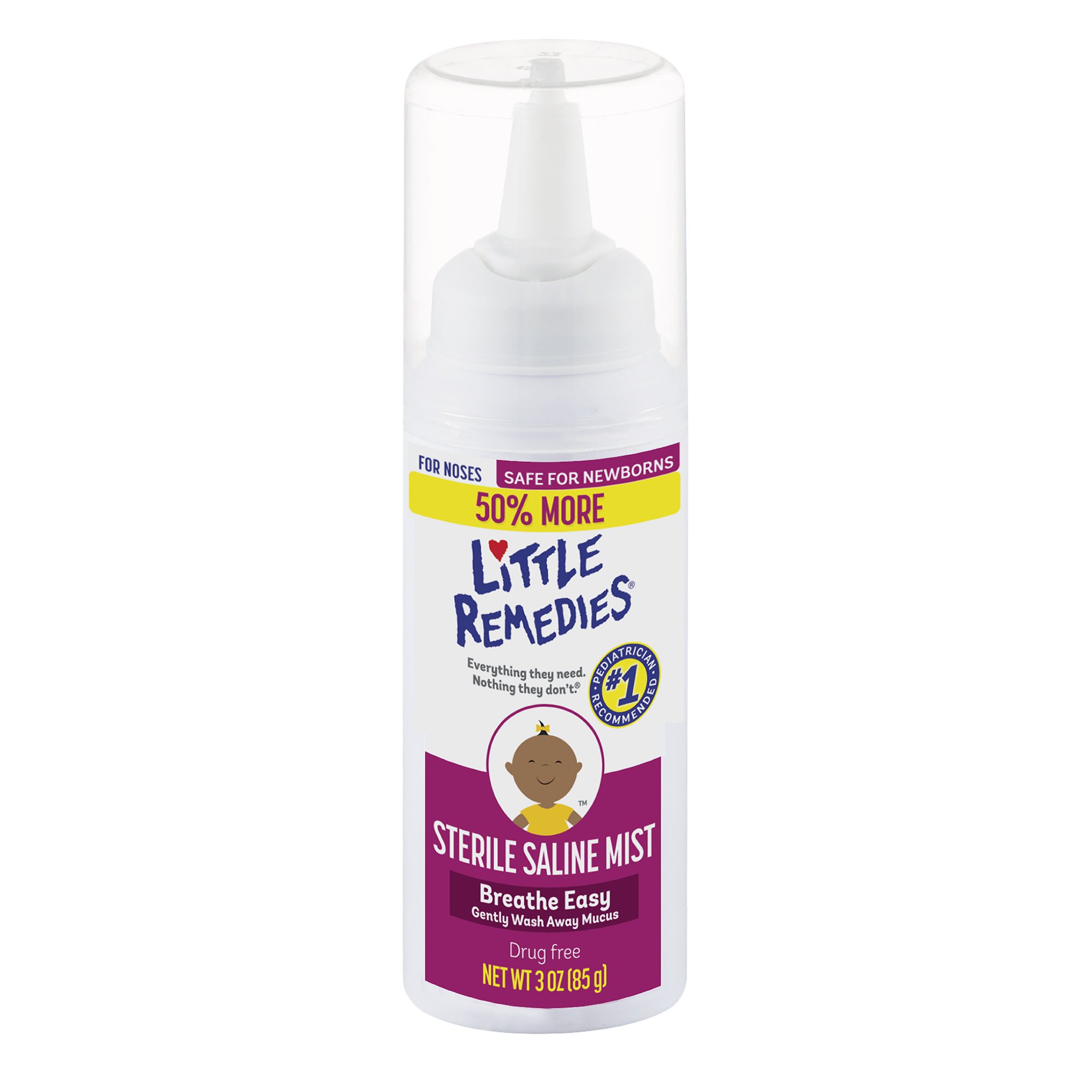 Little Remedies Sterile Saline Nasal Mist Shop Health & Skin Care at