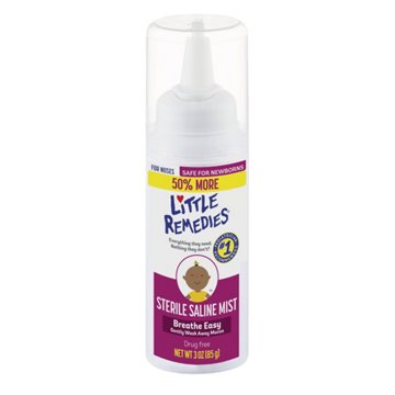 Little Remedies Sterile Saline Nasal Mist, 3 oz