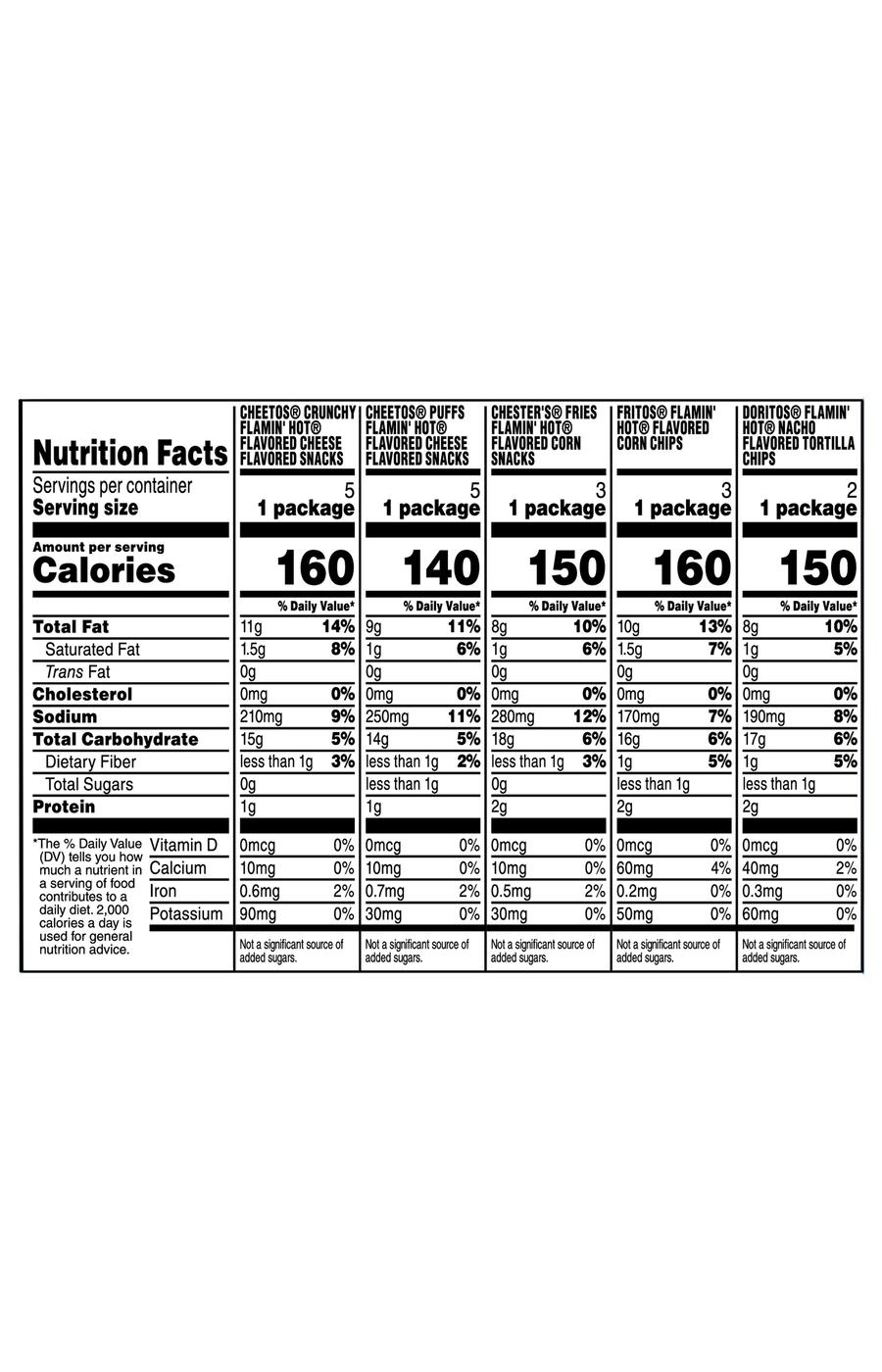 Frito Lay Flamin' Hot Mix Chips Multipack Bags; image 3 of 5