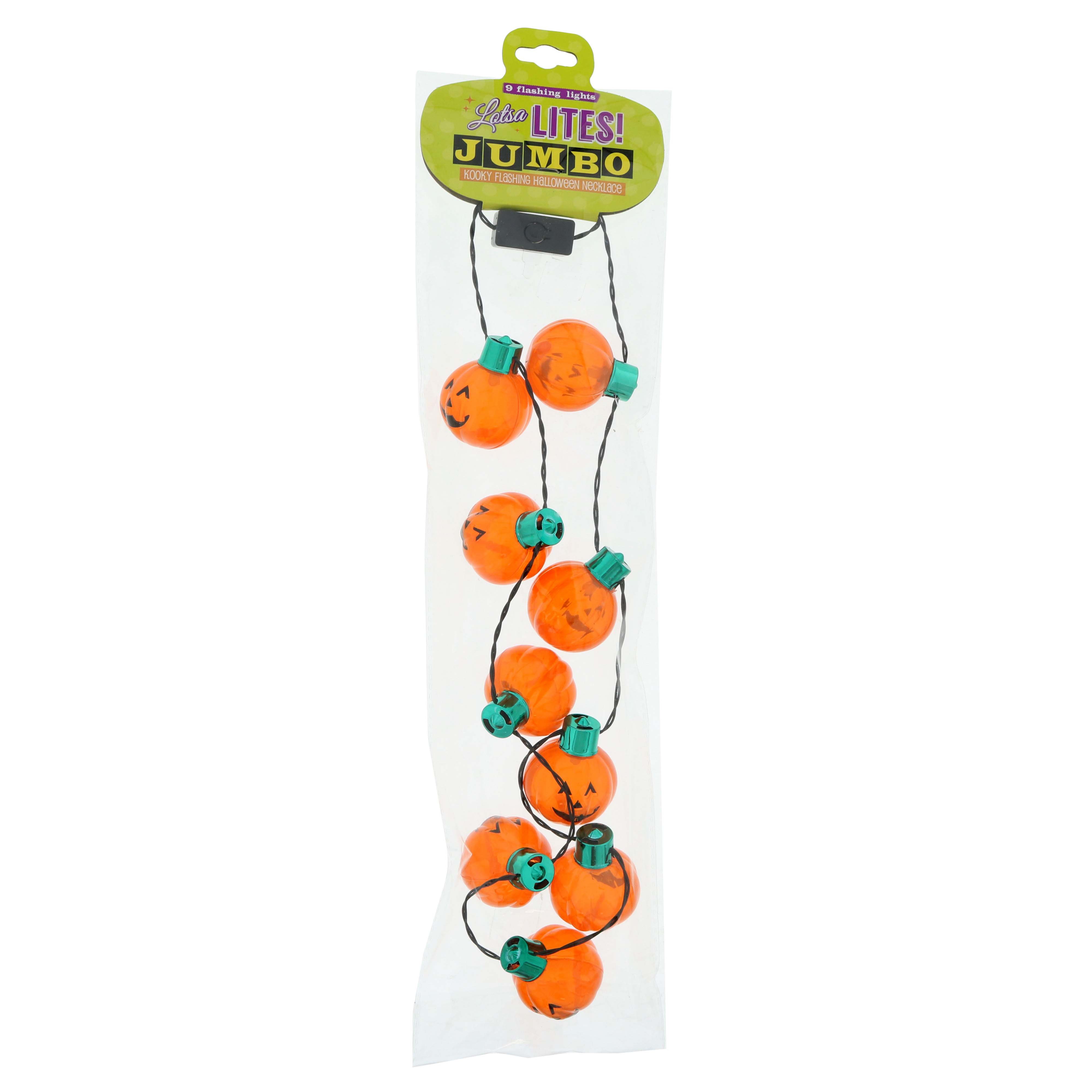 Dm Merchandising Halloween Jumbo Light Up Necklace - Shop Party Decor ...