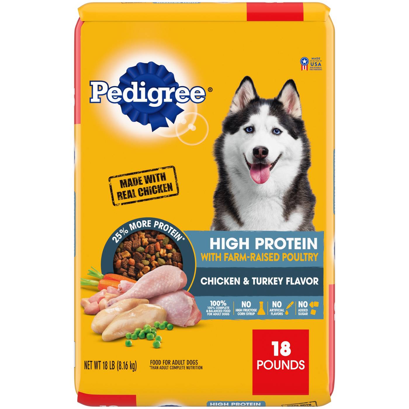 Pedigree High Protein Chicken & Turkey Dry Dog Food; image 1 of 4