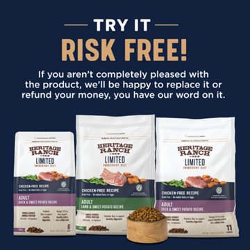 Heritage Ranch by H-E-B Limited Ingredient Diet Grain-Free Adult Dry Dog Food - Duck & Sweet Potato