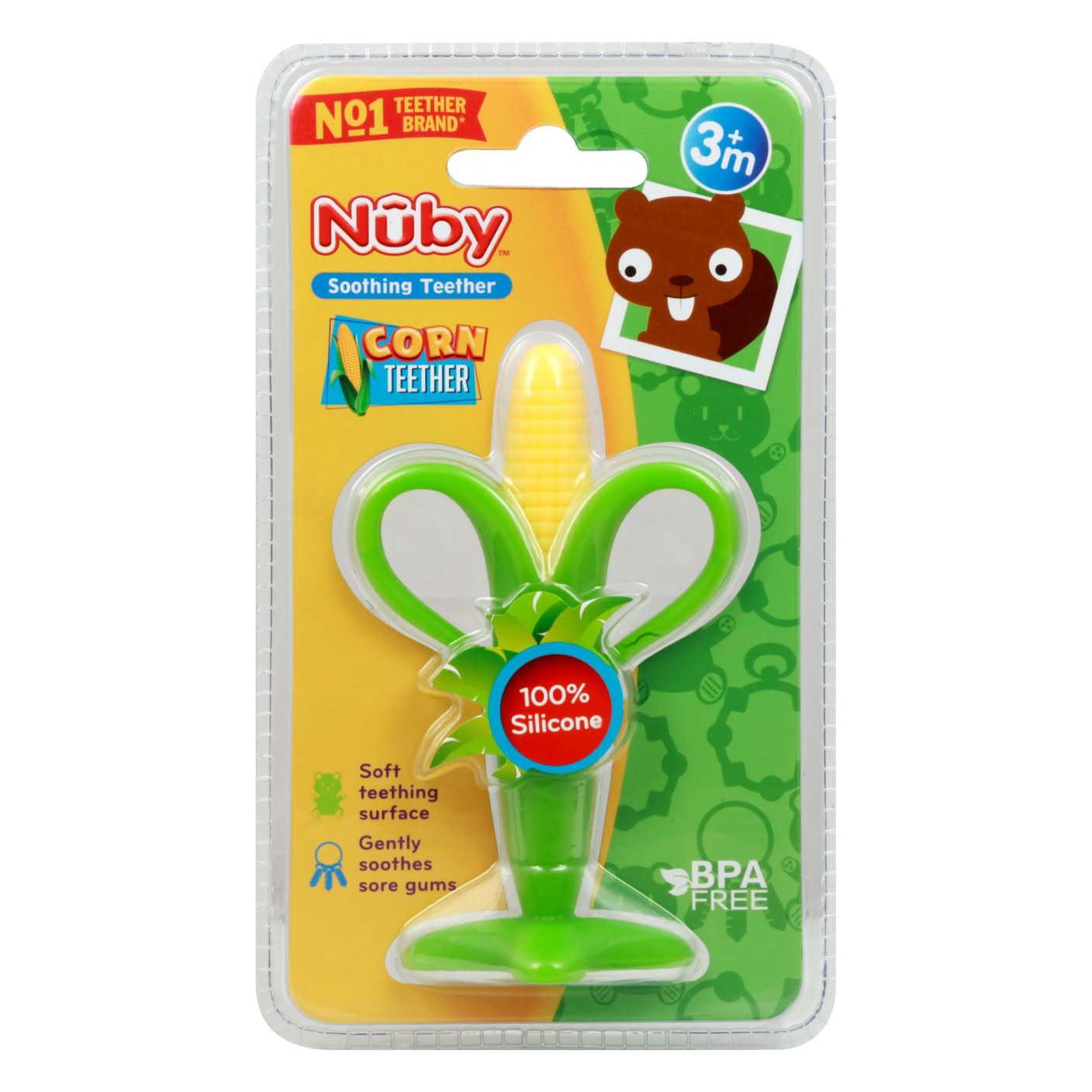 nuby corn teether
