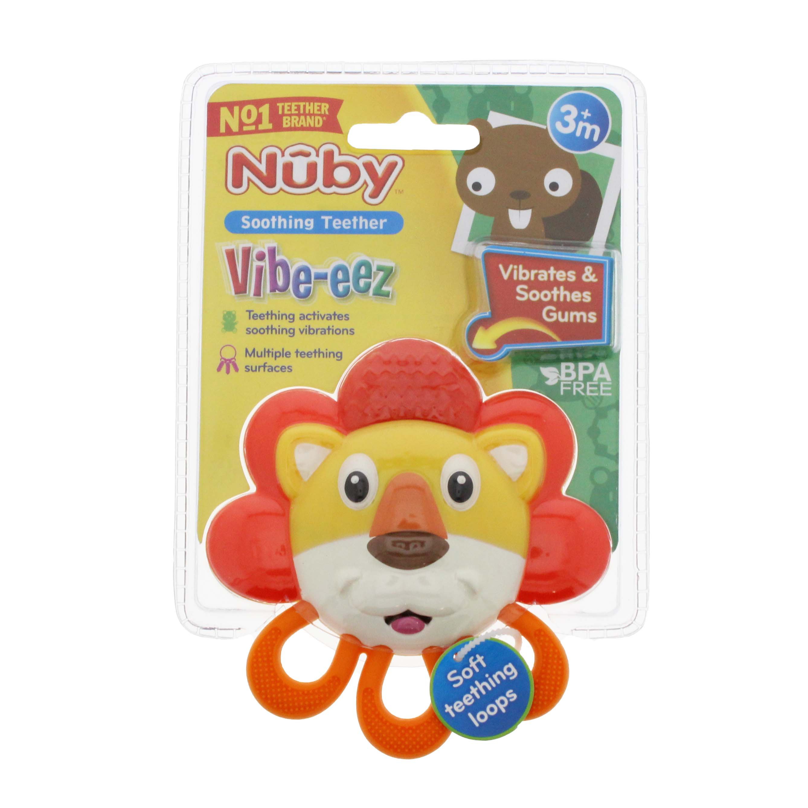 nuby vibrating teether