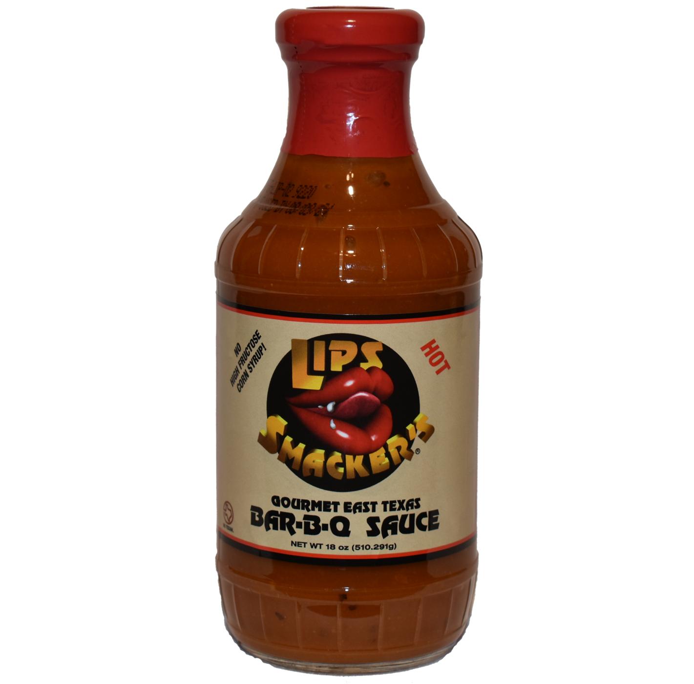Lips Smacker's Gourmet East Texas Bar-B-Q Sauce - Hot; image 1 of 2